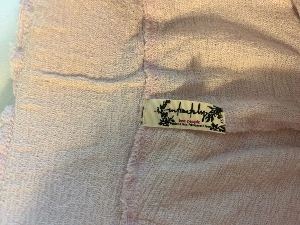 Free People Pink Flowy Mini Shorts - Image 3
