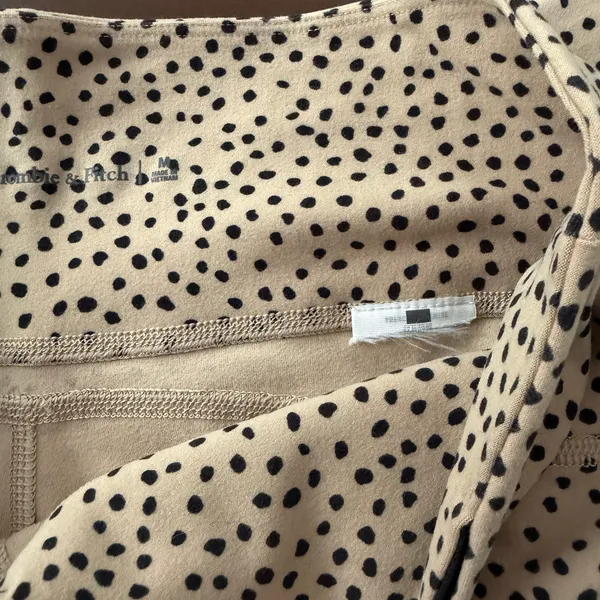 Abercrombie & Fitch Animal Print Athleisure Workout Set Animal Print Size Sm Med - Image 10