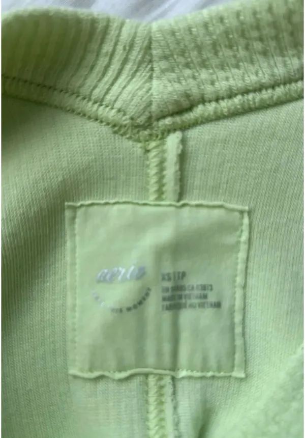 Lime Green Aerie Oversized Sweater - Image 4