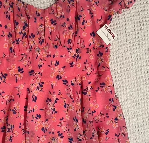 Floral pink romper Size Size XS - Image 2