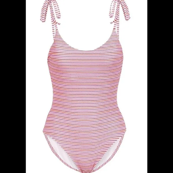 New. Onia textured stripe swimsuit. NWOT - Image 5