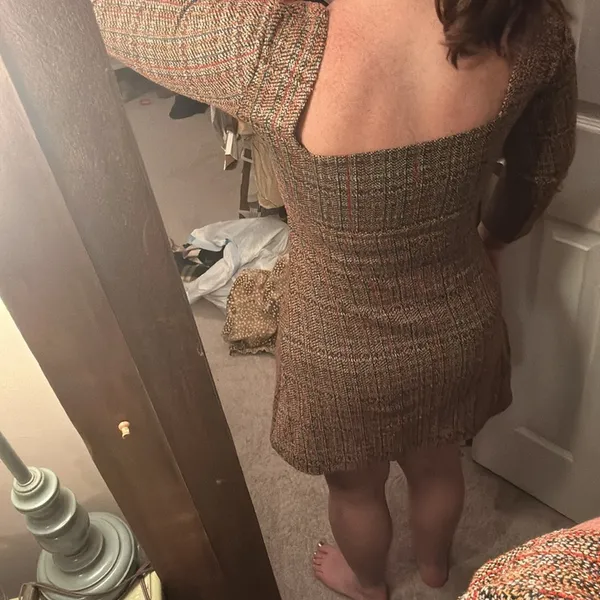 Free People Uptown Girl Tweed Dress - Image 4
