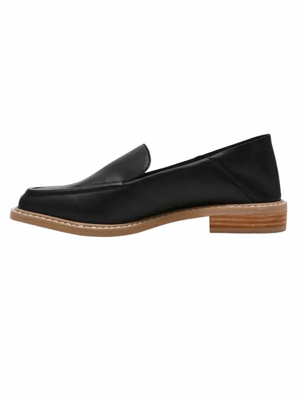 NEW DV Dolce Vita Crashback Faux Leather Black Loafer Low Heel Shoes, Size 6.5 - Image 10