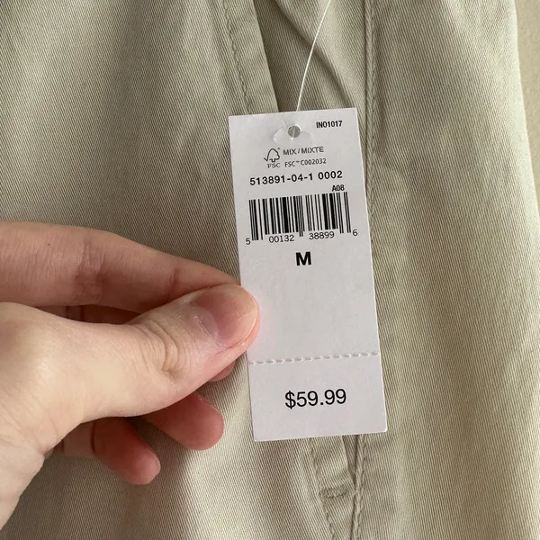 GAP Women’s Stretch Waist Off Duty Khaki Pants, Size Medium, NWT - Image 5