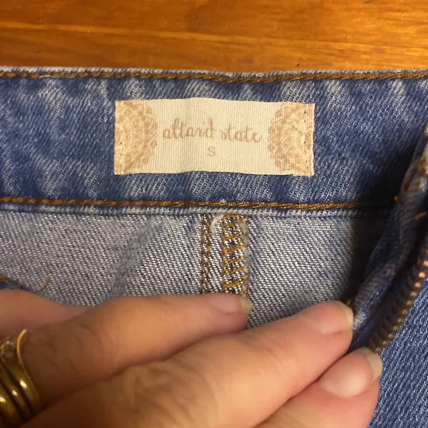 Altar’d state jean skirt - Image 2
