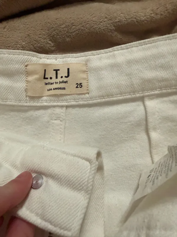 letter to juliet jeans White Size 25 - Image 2
