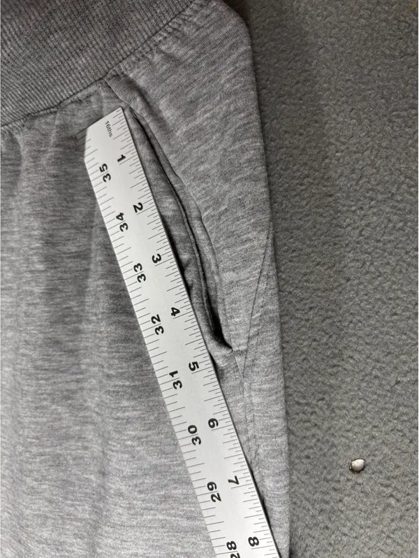Jogger Sweatpants Women’s Gray Heather Drawstring Lounge Athletic Pants Size S/M - Image 5