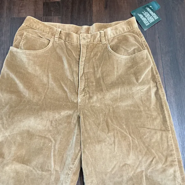 Lauren Ralph Lauren Aristocrats Corduroy Pants Barley Tan High Rise 16 NWT - Image 2