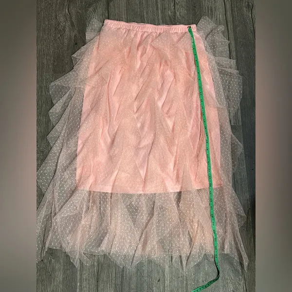 Live 4 Truth Asymmetrical Pink Tulle Skirt - Image 6