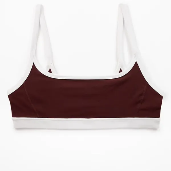 Athleta Garnet Square Neck Sports Bra Sz M - Image 6