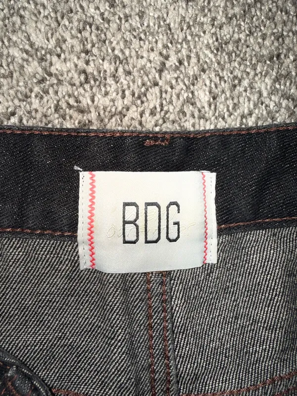 BDG Urban Outfitters A-Line Short Black Denim Cutoff Shorts Size 26 - Image 2