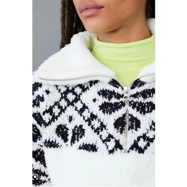 Anthropologie Pilcro Maia Cropped‎ Quarter-Zip Pull Over Sweater Sz S cozy - Image 3