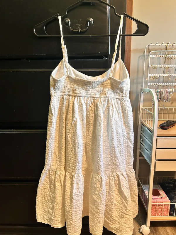 White mini Arizona jean co dress - Image 3