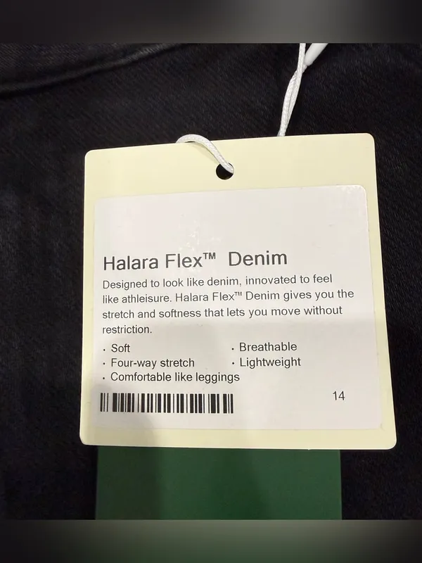 NWT Halara Flex Denim Plaid Ruffle Mini Skirt - Image 4
