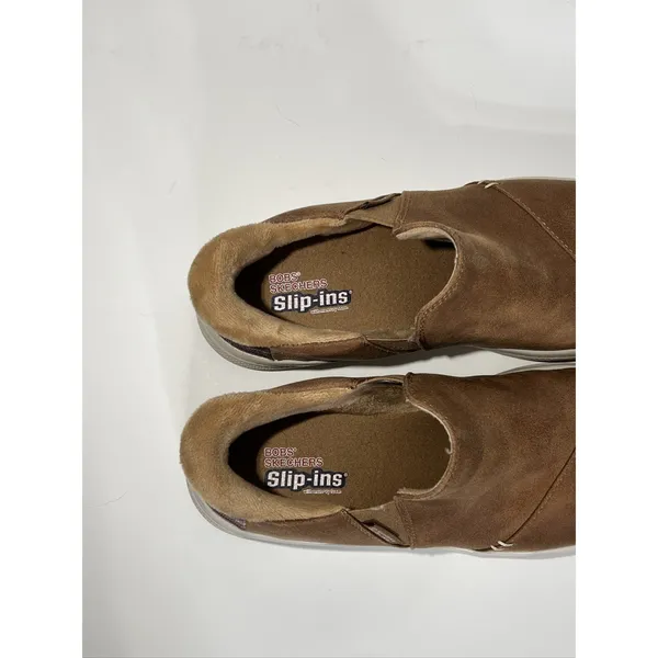 Skechers BOBS Skipper Wave Stay Snug Slip-on Shoe Size 8 Brown Memory Foam - Image 8