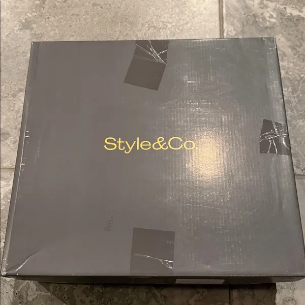 Style & Co Addyy Dress Zipper Boots in Smooth Black, Size 5.5, NEW in Box - Image 11