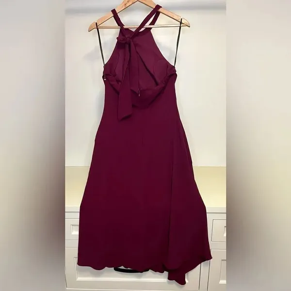 NWOT -Donna Morgan Crêpe Halter Dress size 6 - Image 4