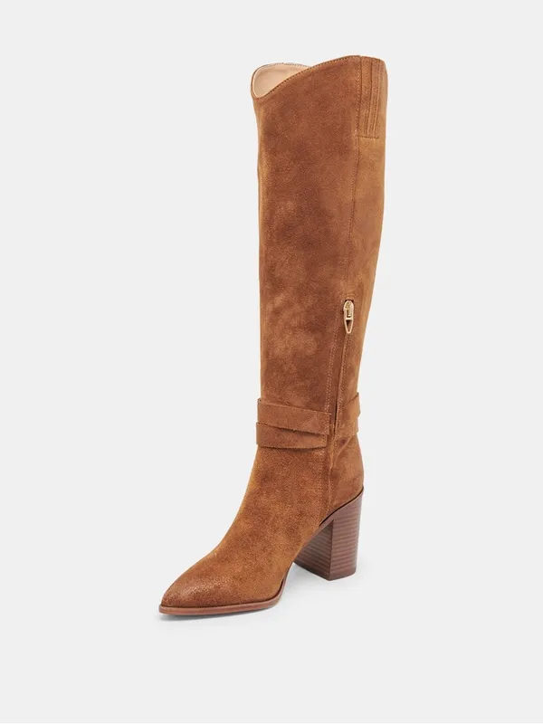 Dolce Vita Tyrone Boots Brown Suede- Size 6 - Image 5