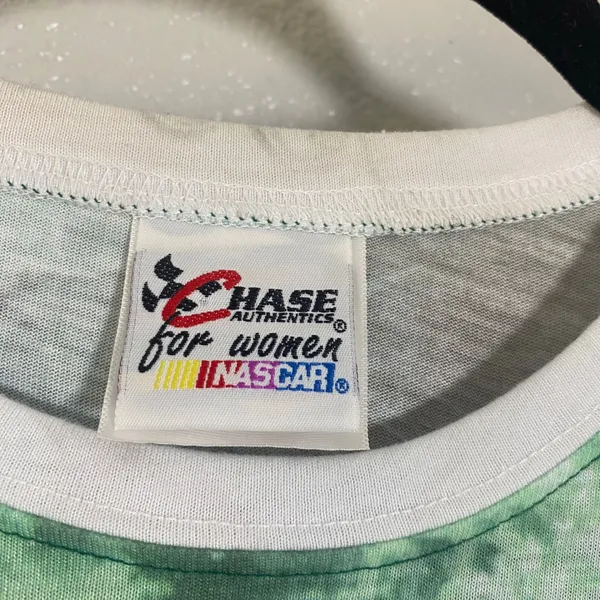Chase Authentics Vintage Y2K Nascar Dale Earnhardt Jr. Women's Tank Large Glitter McBling - Image 3