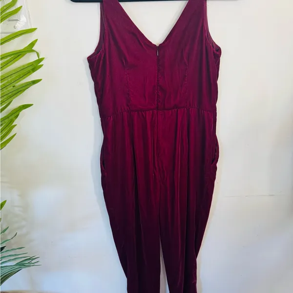 Banana Republic Deep Red Jumpsuit - Image 2