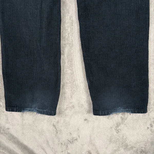 Empyre Tori Black Corduroy Pants Size 0 High Rise Straight Leg Y2K Skater Retro - Image 8