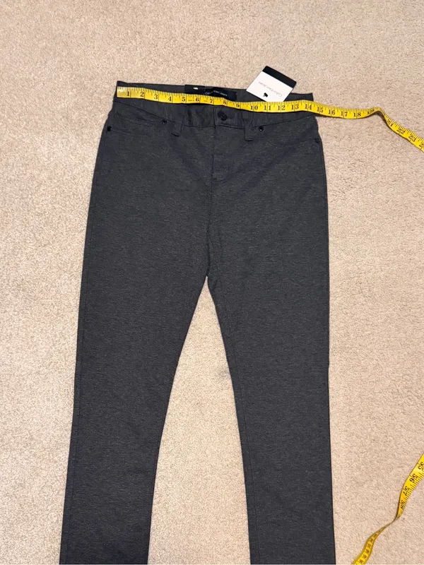 New Calvin Klein Jeans Slim Skinny Pants in Dark Gray - Image 5