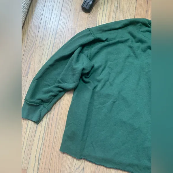 Aerie green sweatshirt small - Image 9