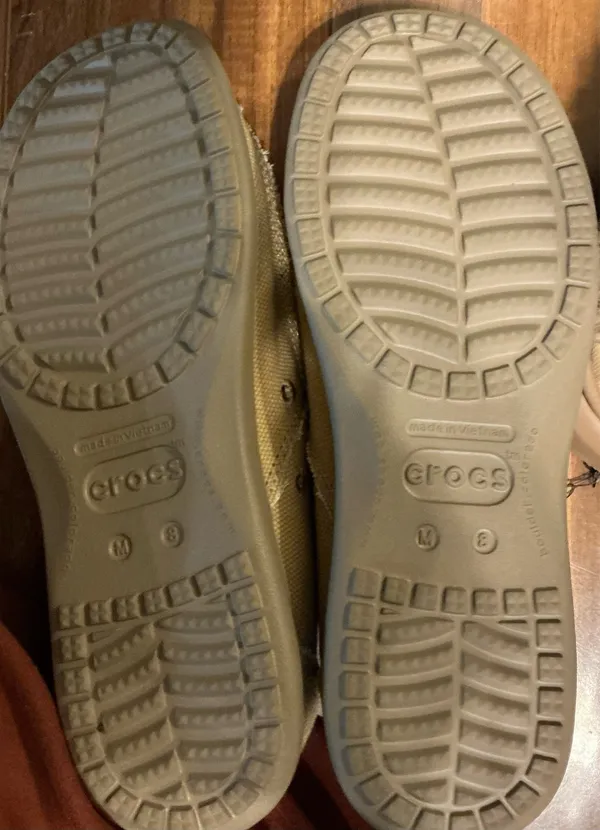 Crocs Women’s Canvas Walu Loafers 8 - Image 3