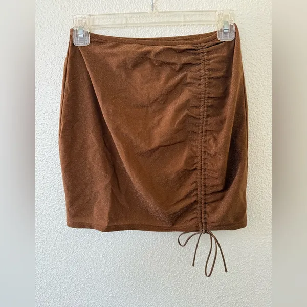 NWT 12th Tribe St. Barths Shimmer Mini Skirt Medium - Image 2
