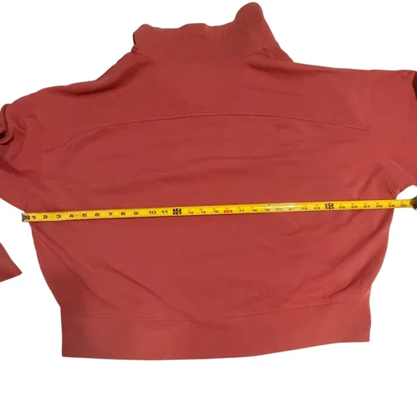 Old Navy Active Dynamic Fleece Half Zip Sweatshirt Terra cotta Thumbhole Plus 3X - Image 6