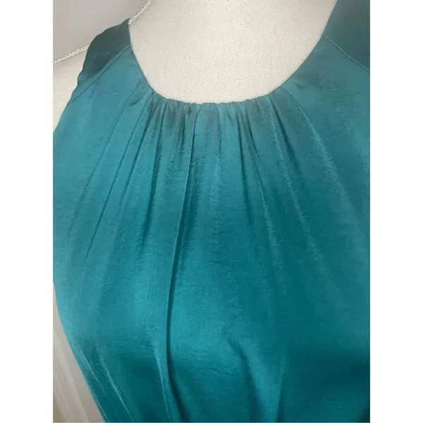 NWT Rebecca Taylor Halter Teal Green Cocktail Mini Dress Size 6 Dinner Datenight - Image 14