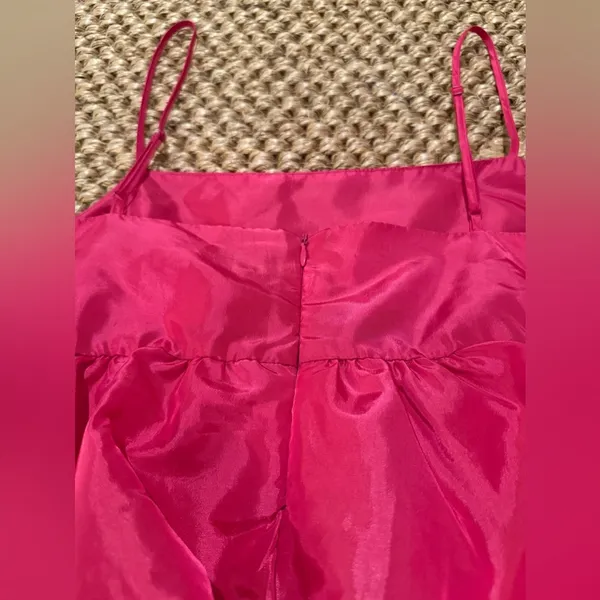 A new day Target magenta bubble ruffle pink tiered blouse women’s size XL - Image 6
