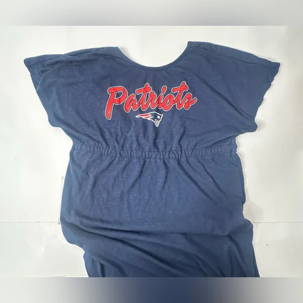 New England Patriots Versus Swim Cover Up Womens Size XS Navy G-III 4‎ Her - Image 8