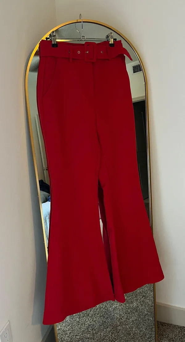 VICI NWT  Red Runway Flares - Image 7