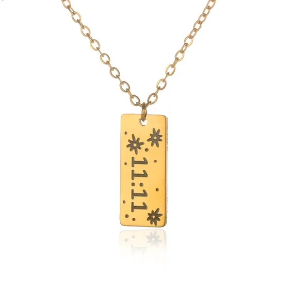 11:11 Make a Wish Necklace Gold - Image 2