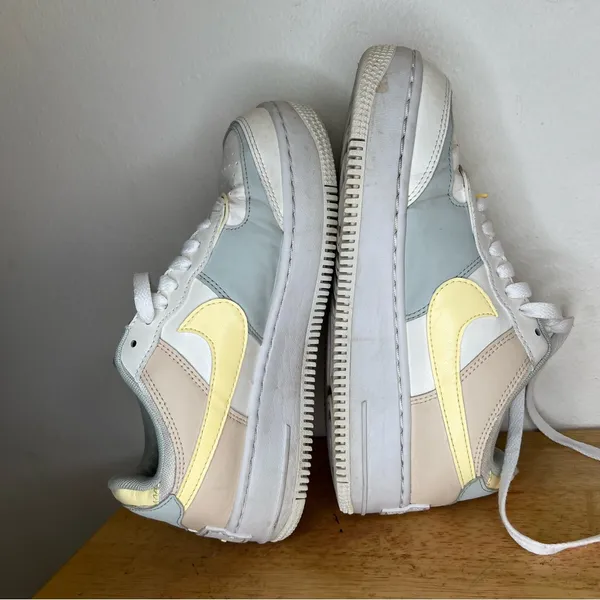 Nike Air Force 1 Shadow Pastel Sneakers - Women's‎ Size 6.5 US - Multi-Color - Image 6