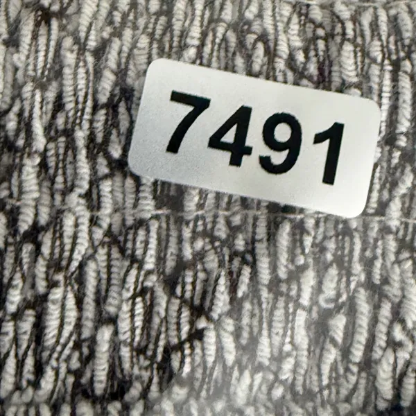 Zara‎ Womens Large Gray Textured Knit Wide Leg Drawstring Lounge Pants High Rise - Image 15