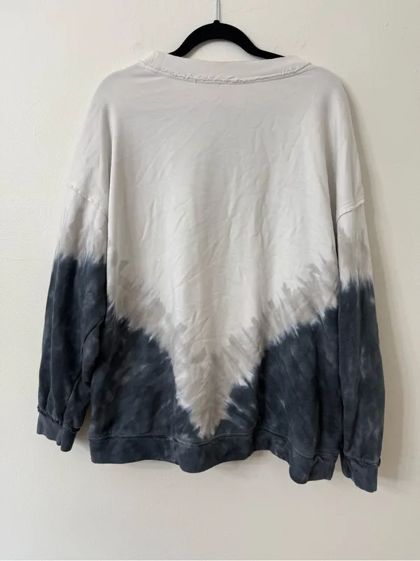{L} Free People Movement Large Ombre Tie-Dye Metti Crew - Image 7