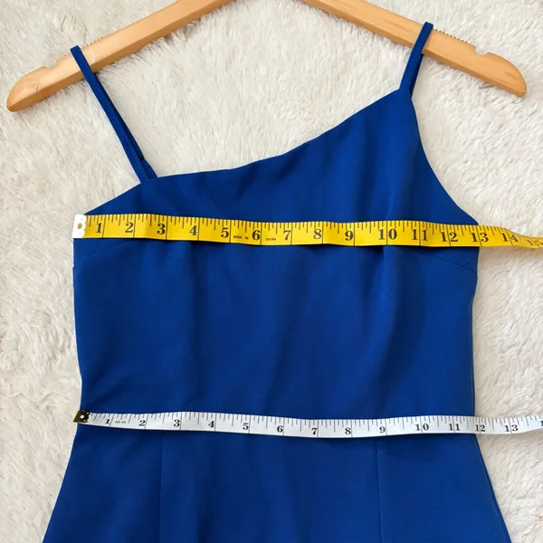Lulus Shape the Night Cobalt Blue Asymmetrical Midi Dress Size Small Cocktail - Image 7