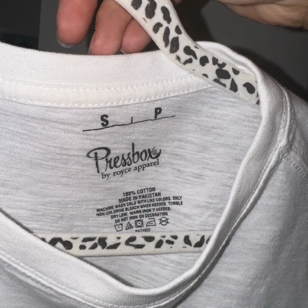 Pressbox White Graphic Tee - Image 2