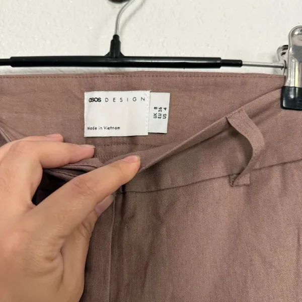 NWT Asos Linen Cotton Pants 4 - Image 2