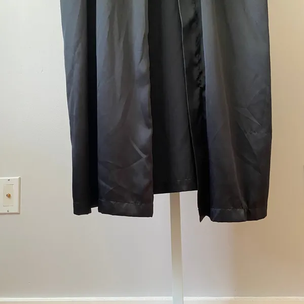 Victoria's Secret Black Old Hollywood Robe Kimono Sleepwear lounge boudoir‎ XS/S - Image 3