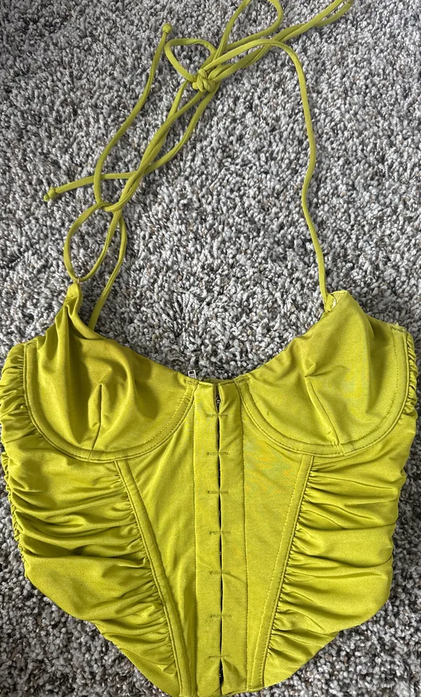 White Fox Boutique Going Out Top Green - Image 2