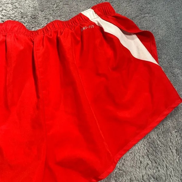 Nike dri-fit Red and White Sports Shorts running - Image 8