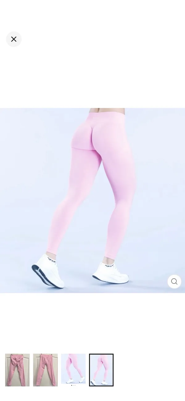 Light pink DFYNE leggings - Image 3