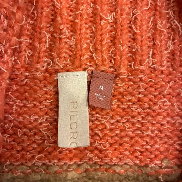 Pilcro x Anthropologie Rugby Tunic Sweater Striped Mockneck Size M - Image 4