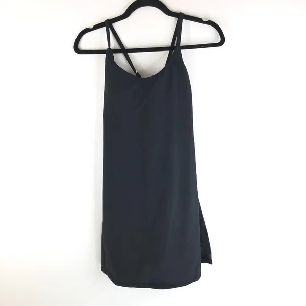 Halara Patitoff Flow Pet Hair Resistant 2-in-1 Flare Dress-Wannabe Black S - Image 6
