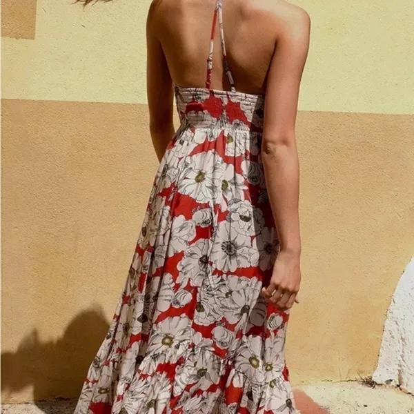 Free People Intimately Heatwave Boho Printed Dress Size S P - Image 3