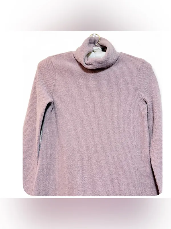Lulus Women’s Alaina Dusty Lavender Long Sleeve Turtleneck Sweater Dress Size S - Image 9