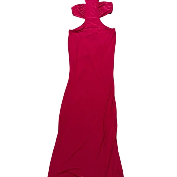 ✨ MISA Los Angeles Lyra Cutout Maxi Dress Fuchsia Pink Revolve XS NWOT ✨‎ - Image 4